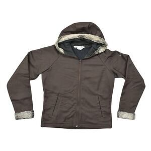 Columbia Women's Medium Brown Polyester Jacket Softshell Insulated Pockets